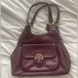 Coach Campbell Hobo bag - burgundy